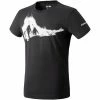 T-shirts DYNAFIT GRAPHIC COTTON S/S TEE M BLACK OUT 23 Noir -Vêtements casual Homme Soldes Boutique 9 45389 graphic cotton s s tee m black out 70998 0911 01