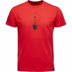 T-shirts BLACK DIAMOND SS BD IDEA TEE HYPER RED 22 Rouge