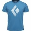 T-shirts BLACK DIAMOND SS CHALKED UP TEE ASTRAL BLUE 23 Bleu -Vêtements casual Homme Soldes Boutique 9 55903 ss chalked up tee astral blue apuo95 ab 01