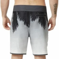 Boardshorts OAKLEY MIRAGE PALM 19 INCHES WHITE 19 Noir / Gris -Vêtements casual Homme Soldes Boutique 9 56860 mirage palm 19 inches white 482458 100 03