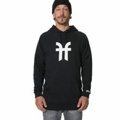 Sweatshirts FACTION TALL HOODIE BLACK 21 Noir