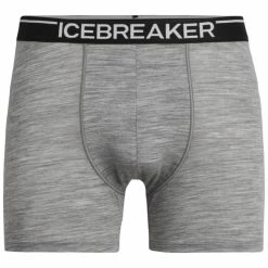 Sous Vêtements ICEBREAKER MENS ANATOMICA BOXERS METRO HTHR 21 Gris