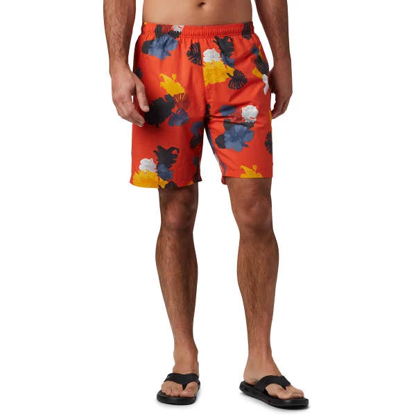 Boardshorts COLUMBIA BIG DIPPERS WATER SHORT WILDFIRE TROPIC 20 Orange / Gris 6 Boardshorts COLUMBIA BIG DIPPERS WATER SHORT WILDFIRE TROPIC 20 Orange / Gris – Image 4