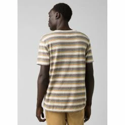 T-shirts PRANA DUSTIN SHORT SLEEVE CREW TOFFEE 21 Beige -Vêtements casual Homme Soldes Boutique 9 72804 dustin short sleeve crew toffee m13190579 to 04