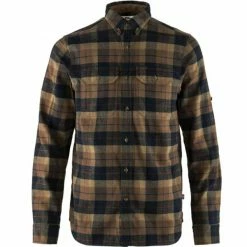 FJALLRAVEN Chemises FJÄLLRÄVEN SINGI HEAVY FLANNEL SHIRT M DARK SAND 23 Marron