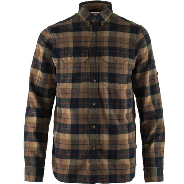 FJALLRAVEN Chemises FJÄLLRÄVEN SINGI HEAVY FLANNEL SHIRT M DARK SAND 23 Marron 3 FJALLRAVEN Chemises FJÄLLRÄVEN SINGI HEAVY FLANNEL SHIRT M DARK SAND 23 Marron
