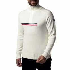 Pulls ROSSIGNOL MAJOR 1/2 ZIP WHITE 23 Blanc