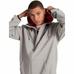 Sweatshirts BURTON M CROWN WPF FZ IRON GRAY 21 Gris -Vêtements casual Homme Soldes Boutique 9 80656 m crown wpf fz iron gray 22023100 020 04