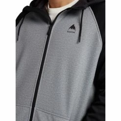 Sweatshirts BURTON M CROWN WPF FZ GRYHTR/TRUBLK 22 Gris / Noir -Vêtements casual Homme Soldes Boutique 9 80668 m crown wpf fz gryhtr trublk 22023100 022 04