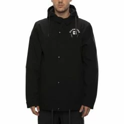 Vestes 686 MNS WATERPROOF COACHES JACKET BLACK 21 Noir