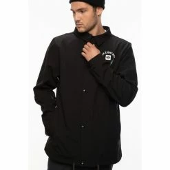 Vestes 686 MNS WATERPROOF COACHES JACKET BLACK 21 Noir -Vêtements casual Homme Soldes Boutique 9 80861 mns waterproof coaches jacket black m0wcst01 blk 05