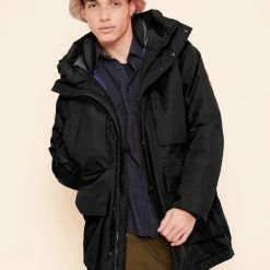 Vestes AIGLE MARLAK NOIR 21 Noir -Vêtements casual Homme Soldes Boutique 9 81867 marlak noir j91330 04