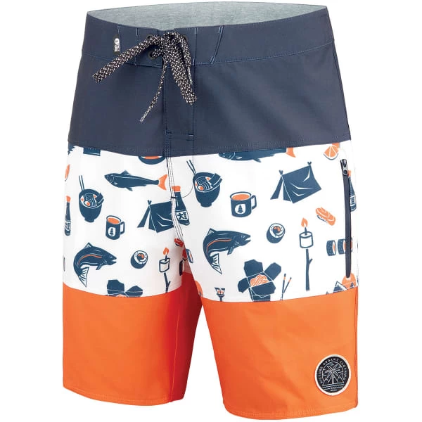 PICTURE KAUDE 19 BOARDSHORTS FOODING 21 Bleu / Orange 2 PICTURE KAUDE 19 BOARDSHORTS FOODING 21 Bleu / Orange
