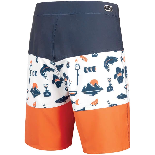 PICTURE KAUDE 19 BOARDSHORTS FOODING 21 Bleu / Orange 3 PICTURE KAUDE 19 BOARDSHORTS FOODING 21 Bleu / Orange – Image 2