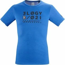 T-shirts MILLET TRILOGY 21 TS SS M ABYSS 22 Bleu