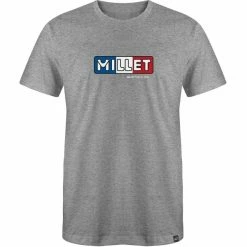 T-shirts MILLET M 1921 TS SS M HEATHER GREY 23 Gris