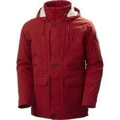 Vestes HELLY HANSEN 1877 PARKA RED 21 Rouge