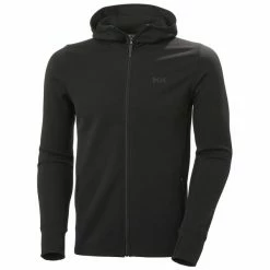 Sweatshirts HELLY HANSEN POWER STRETCH PRO GLACIER HOOD BLACK 21 Noir
