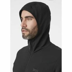 Sweatshirts HELLY HANSEN POWER STRETCH PRO GLACIER HOOD BLACK 21 Noir -Vêtements casual Homme Soldes Boutique 9 84944 power stretch pro glacier hood black 51886 990 05
