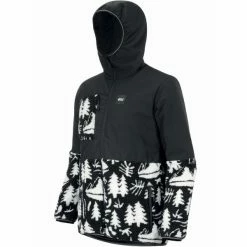 Vestes PICTURE SIMON JKT CAMP MEN 21 Blanc / Noir