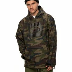 Vestes 686 MENS WATERPROOF HOODY DARK CAMO 21 Marron / Vert -Vêtements casual Homme Soldes Boutique 9 85709 m0wcst03 dc 04
