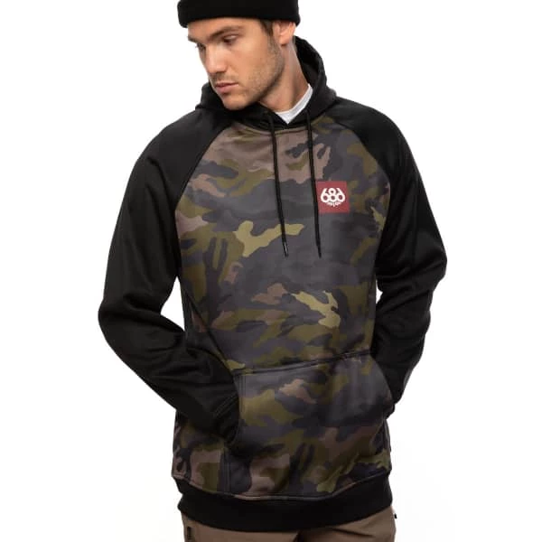 Sweatshirts 686 MNS BONDED FLC PULLOVER HOODY SURPLS UTLTY CAMO CLBLK 21 Noir / Marron / Vert 5 Sweatshirts 686 MNS BONDED FLC PULLOVER HOODY SURPLS UTLTY CAMO CLBLK 21 Noir / Marron / Vert – Image 3