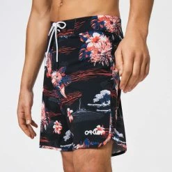 Boardshorts OAKLEY TROPICAL BLOOM 18 BOARDSHORT BLACK HAWAI 21 Noir / Orange 13 Boardshorts OAKLEY TROPICAL BLOOM 18 BOARDSHORT BLACK HAWAI 21 Noir / Orange -Vêtements casual Homme Soldes Boutique 9 85993 foa401812 9h5 06