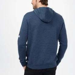 Sweatshirts TENTREE M PLANT AND PROTECT HOODIE DRESS BLUE HEATHER 21 Bleu -Vêtements casual Homme Soldes Boutique 9 88829 tcm3238 1573 03