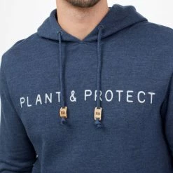 Sweatshirts TENTREE M PLANT AND PROTECT HOODIE DRESS BLUE HEATHER 21 Bleu -Vêtements casual Homme Soldes Boutique 9 88829 tcm3238 1573 05