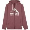 Sweatshirts PICTURE KEMANO ZIP HOODIE KETCHUP MELANGE 22 Rouge -Vêtements casual Homme Soldes Boutique 9 91162 msw276 e 01