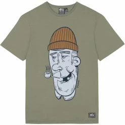 T-shirts PICTURE PIPE TEE DUSTY OLIVE 22 Vert