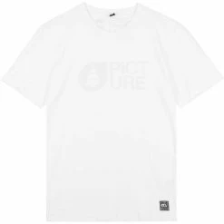 T-shirts PICTURE BASEMENT FLOCK TEE WHITE 22 Blanc