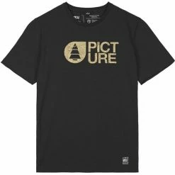 T-shirts PICTURE BASEMENT CORK TEE BLACK 22 Noir