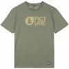 T-shirts PICTURE BASEMENT CORK TEE DUSTY OLIVE 22 Vert -Vêtements casual Homme Soldes Boutique 9 91210 mts786 e 01