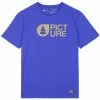 T-shirts PICTURE BASEMENT CORK TEE ELECTRIC BLUE 22 Bleu -Vêtements casual Homme Soldes Boutique 9 91211 mts786 f 01