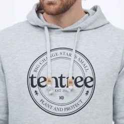 Sweatshirts TENTREE M TENTREE CREST HOODIE HI RISE GREY HEATHER 22 Gris -Vêtements casual Homme Soldes Boutique 9 91657 m crest hoodie hi rise grey heather tcm3762 0346 04