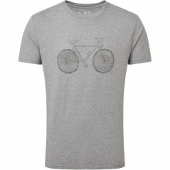T-shirts TENTREE M ELM COTTON CLASSIC TEE GREY HEATHER 23 Gris