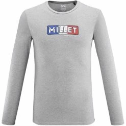 T-shirts MILLET M100 TS LS M HEATHER GREY 23 Gris