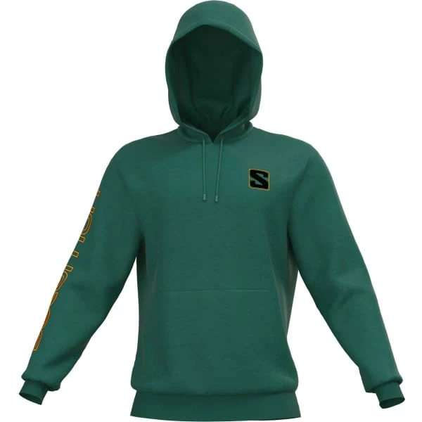 Sweatshirts SALOMON OUTLIFE 727 HOODY PACIFIC/STORM 21 Vert 3 Sweatshirts SALOMON OUTLIFE 727 HOODY PACIFIC/STORM 21 Vert