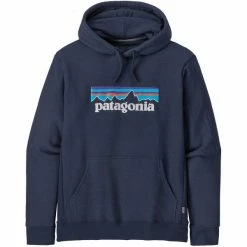 Sweatshirts PATAGONIA M'S P-6 LOGO UPRISAL HOODY NEW NAVY 23 Bleu