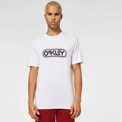 T-shirts OAKLEY RETRO PLATED B1B TEE WHITE 22 Blanc -Vêtements casual Homme Soldes Boutique 9 94644 foa402527 100 05