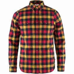 FJALLRAVEN Chemises FJÄLLRÄVEN SKOG SHIRT M TRUE RED 23 Multicolore