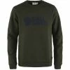 FJALLRAVEN Sweatshirts FJÄLLRÄVEN LOGO SWEATER M DEEP FOREST 22 Vert -Vêtements casual Homme Soldes Boutique 9 95222 logo sweater m deep forest 84142 662 01