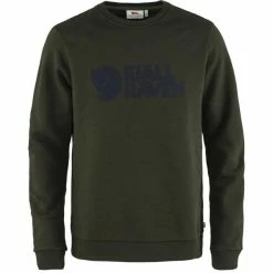 FJALLRAVEN Sweatshirts FJÄLLRÄVEN LOGO SWEATER M DEEP FOREST 22 Vert