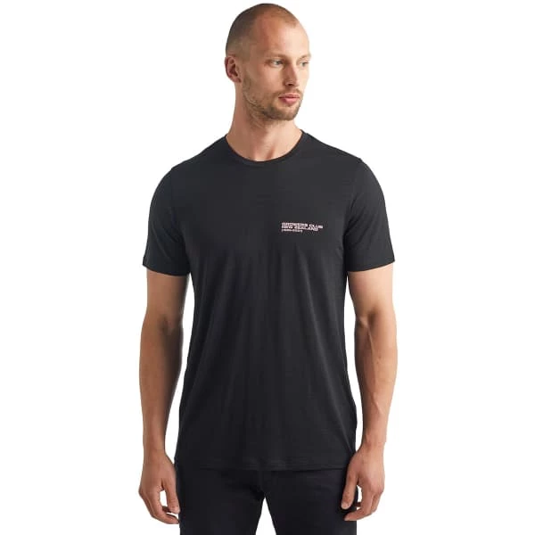 T-shirts ICEBREAKER M TECH LITE SS CREWE GROWERS CLUB BLACK 21 Noir 4 T-shirts ICEBREAKER M TECH LITE SS CREWE GROWERS CLUB BLACK 21 Noir – Image 2