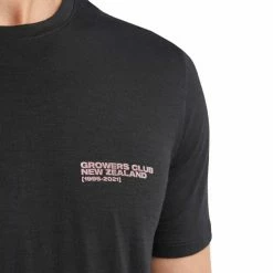 T-shirts ICEBREAKER M TECH LITE SS CREWE GROWERS CLUB BLACK 21 Noir 9 T-shirts ICEBREAKER M TECH LITE SS CREWE GROWERS CLUB BLACK 21 Noir -Vêtements casual Homme Soldes Boutique 9 95252 m tech lite ss crewe growers club black ib105540001 04