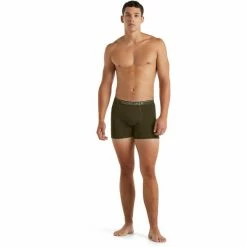 Sous Vêtements ICEBREAKER ANATOMICA BOXERS LODEN 23 Vert -Vêtements casual Homme Soldes Boutique 9 95521 anatomica boxers loden ib103029069 06