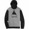 Sweatshirts BURTON M OAK PULLOVER HOODIE GRAY HEATHER/TRUE BLACK 23 Gris / Noir -Vêtements casual Homme Soldes Boutique 9 95708 m oak pullover hoodie gray heather true black 16223112 020 01