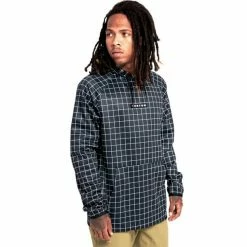 Sweatshirts BURTON M CROWN WPF PO TRUE BLACK PERFORMER PLAID 22 Noir