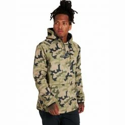 Sweatshirts BURTON M CROWN WPF PO MRT OLIVE TERRA CAMO 22 Vert